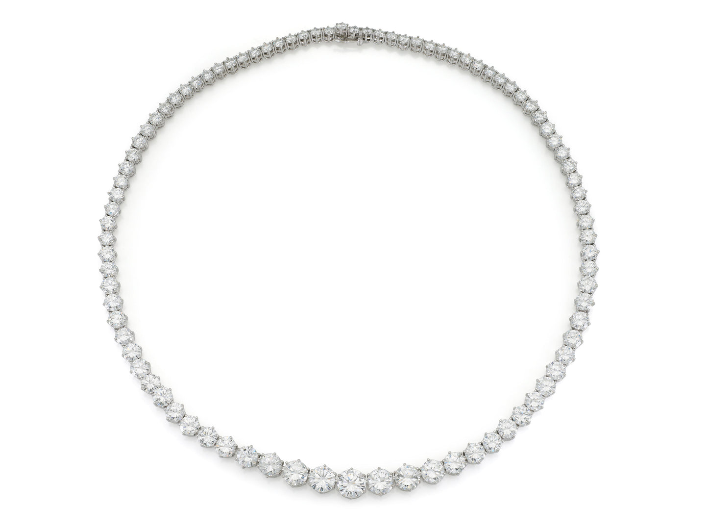 41.00 Carat Diamond Riviera Necklace