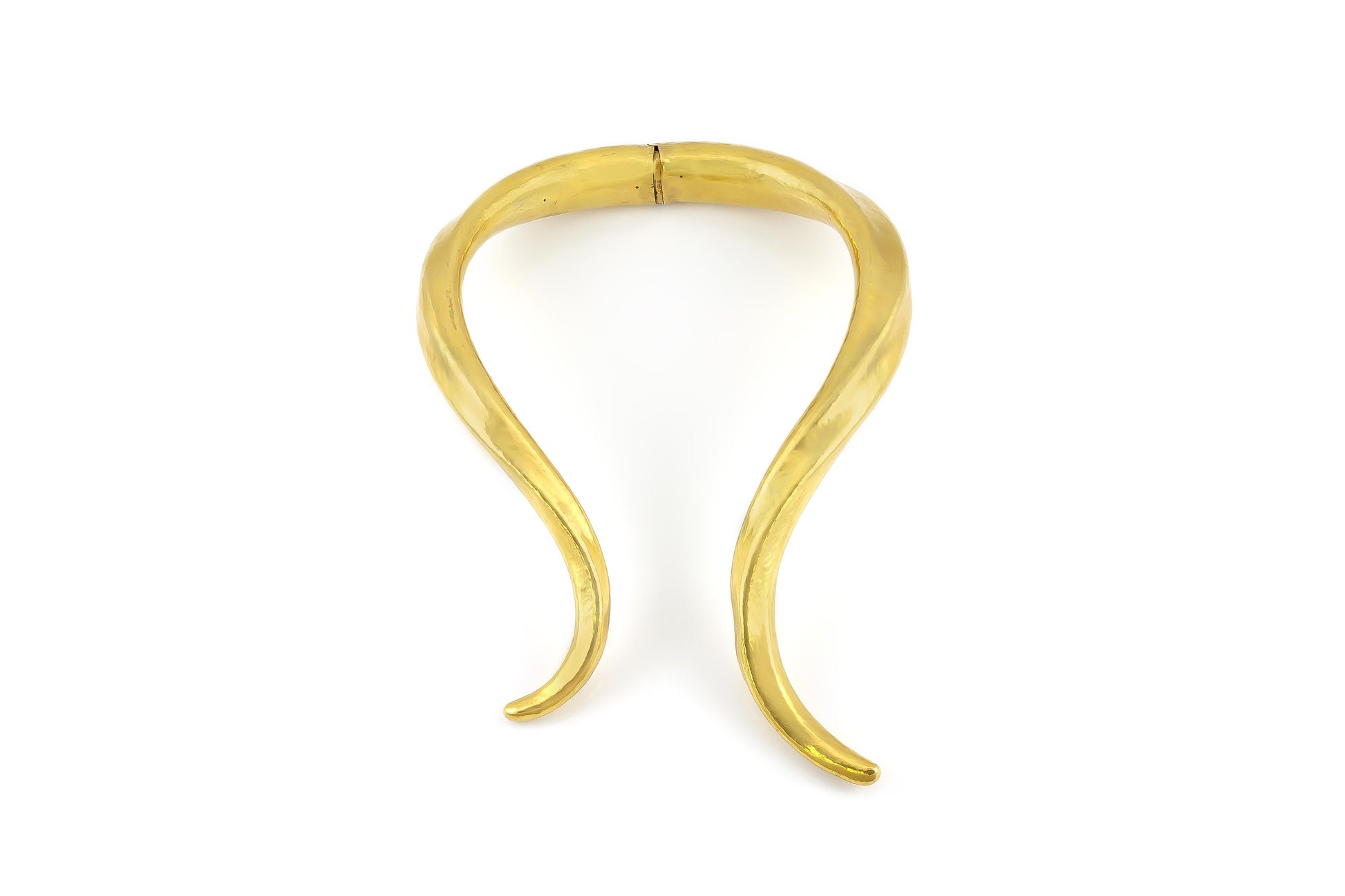 Vintage 1960s Lalaounis Gold Ram Horns Necklace