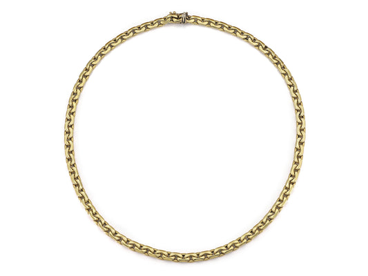 Vintage Gold Link Necklace