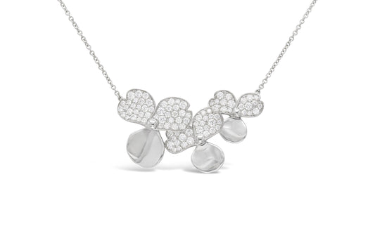 Tiffany & Co. Paper Flowers Pendant Necklace