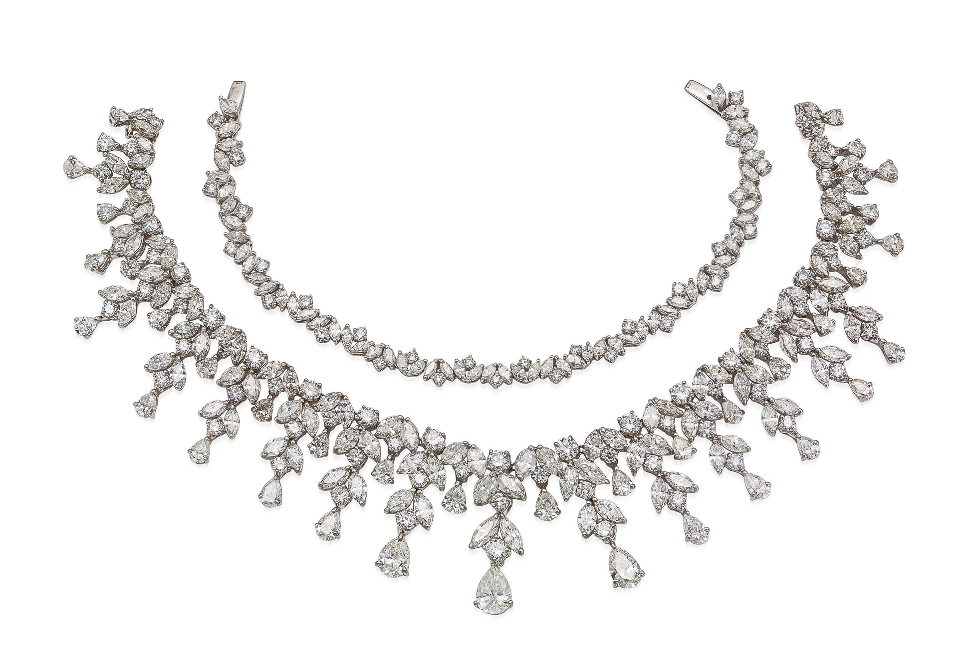 55.44 Carat Diamond Tiara / Necklace