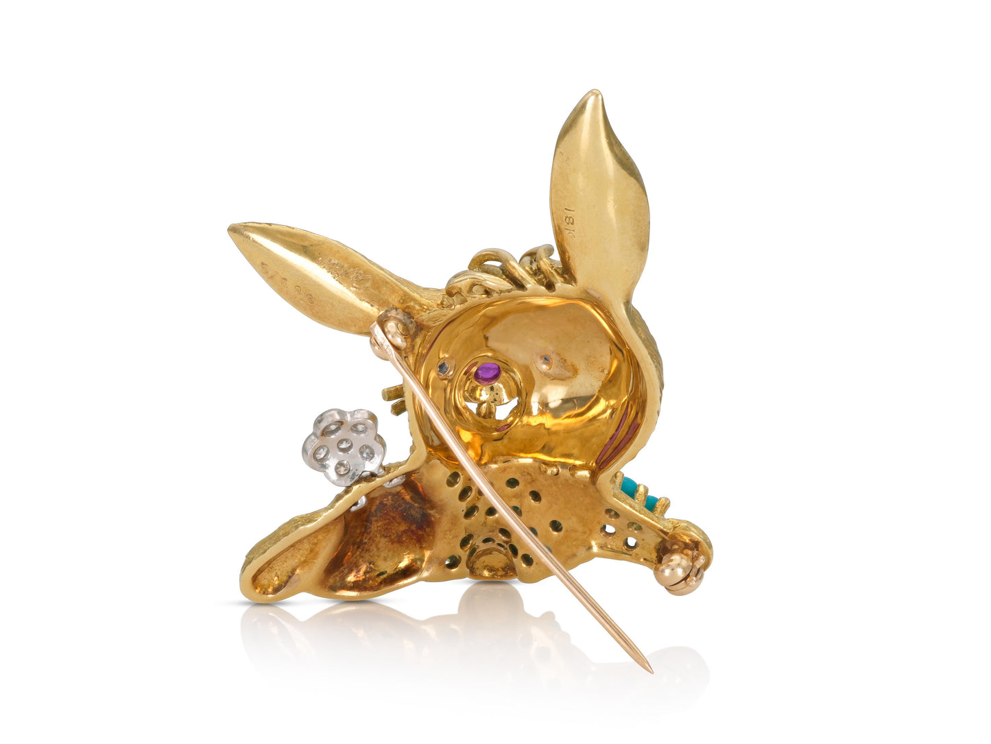 Vintage 1960s Cartier Rabbit Brooch