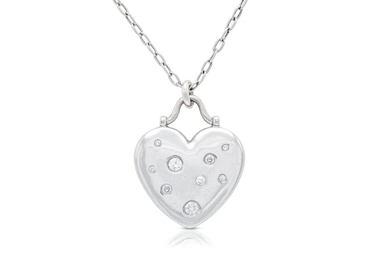 Tiffany & Co. Etoile Heart Pendant Necklace