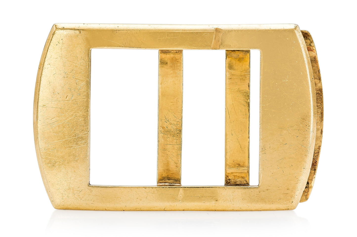 Antique Art Deco 1930s Cartier Gold Belt Buckle