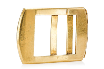 Antique Art Deco 1930s Cartier Gold Belt Buckle