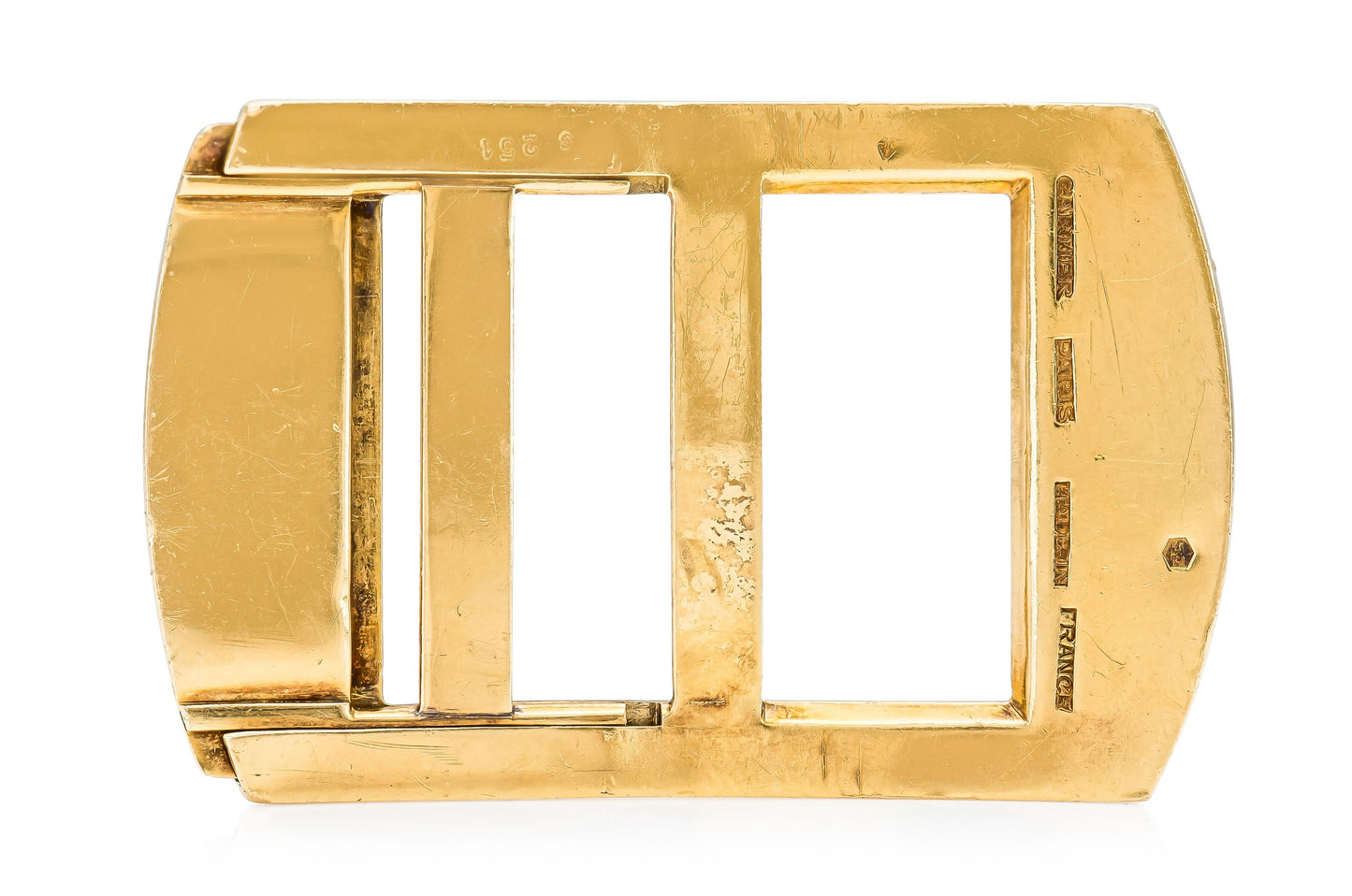 Antique Art Deco 1930s Cartier Gold Belt Buckle