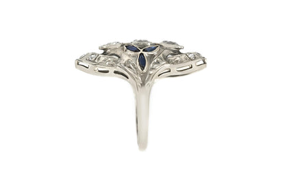 Art Deco 1930s 0.80 Carat Diamond Dinner Ring