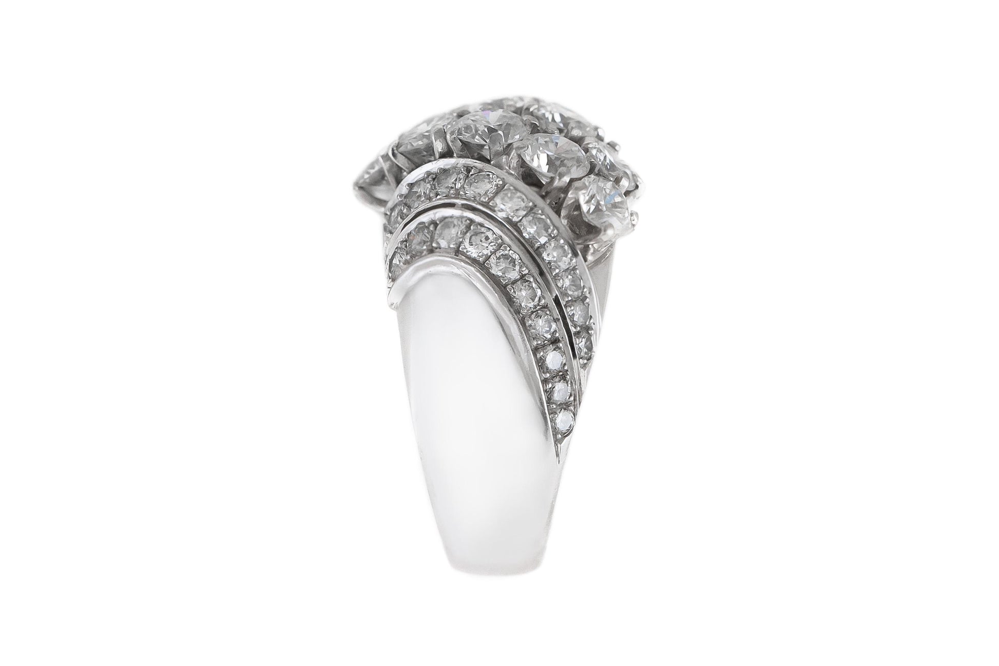 Vintage 1950s 4.50 Carat Diamond Ring