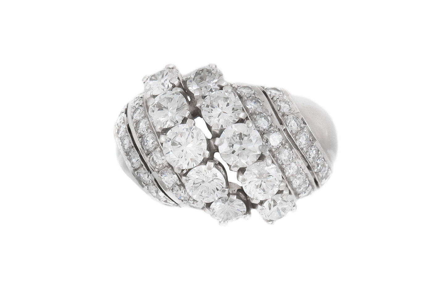 Vintage 1950s 4.50 Carat Diamond Ring