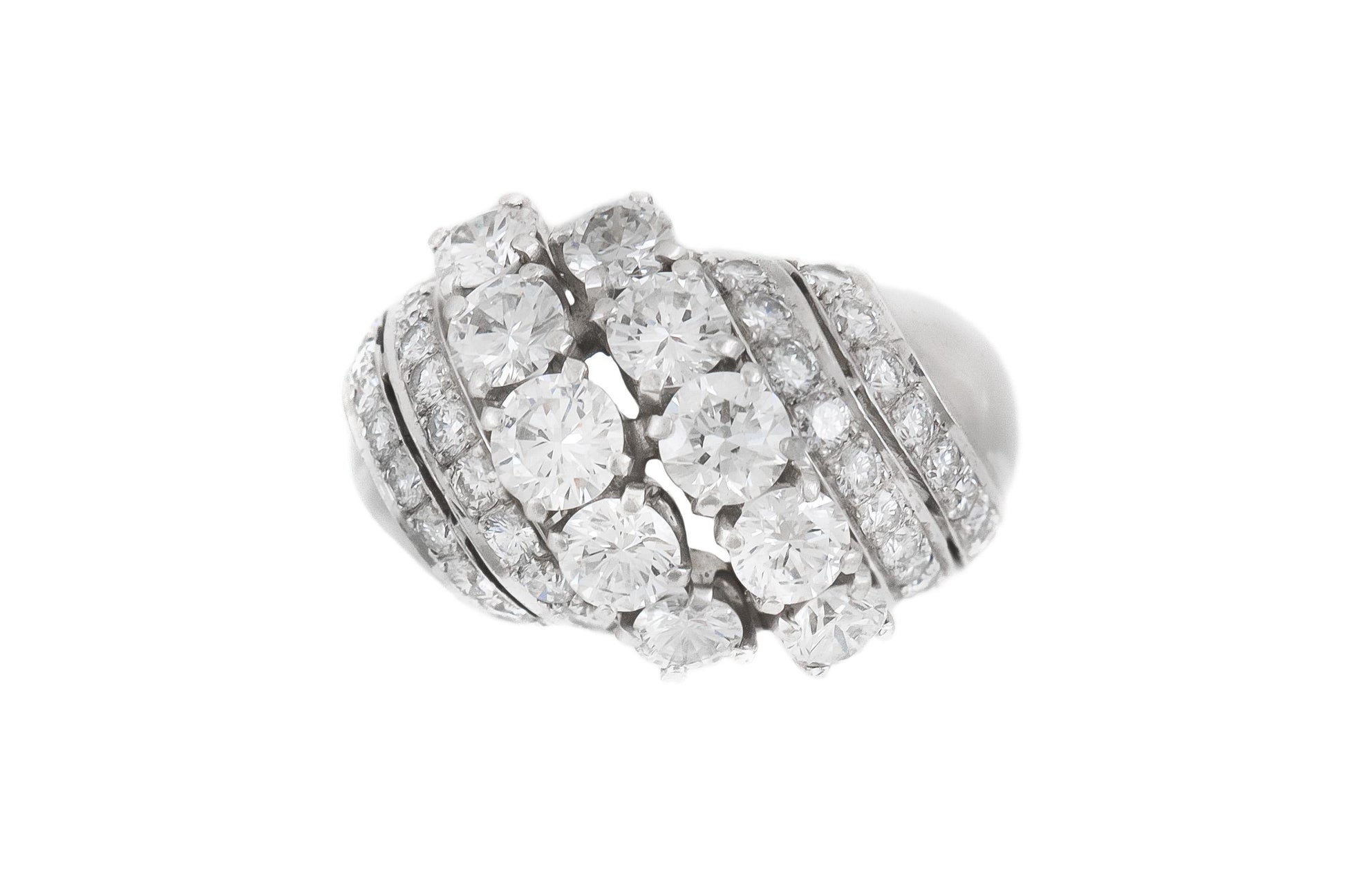Vintage 1950s 4.50 Carat Diamond Ring