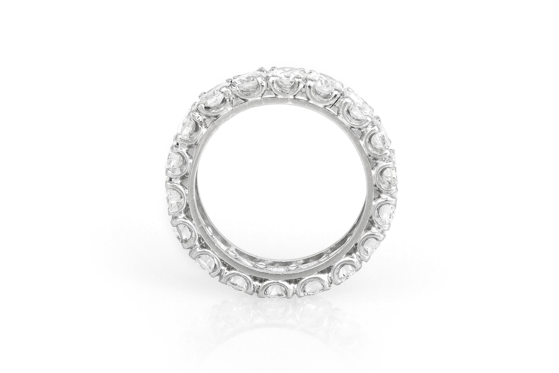 6.20 Carat Round Cut Diamond Eternity Band