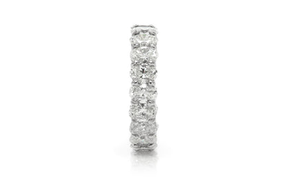 6.58 Carat Oval Cut Diamond Eternity Band