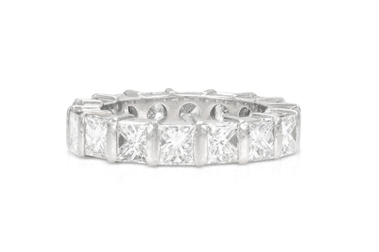 6.00 Carat Princess Cut Diamond Eternity Band