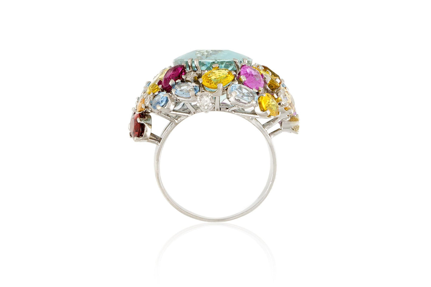 Vintage 1950s Multi-Gem Ring