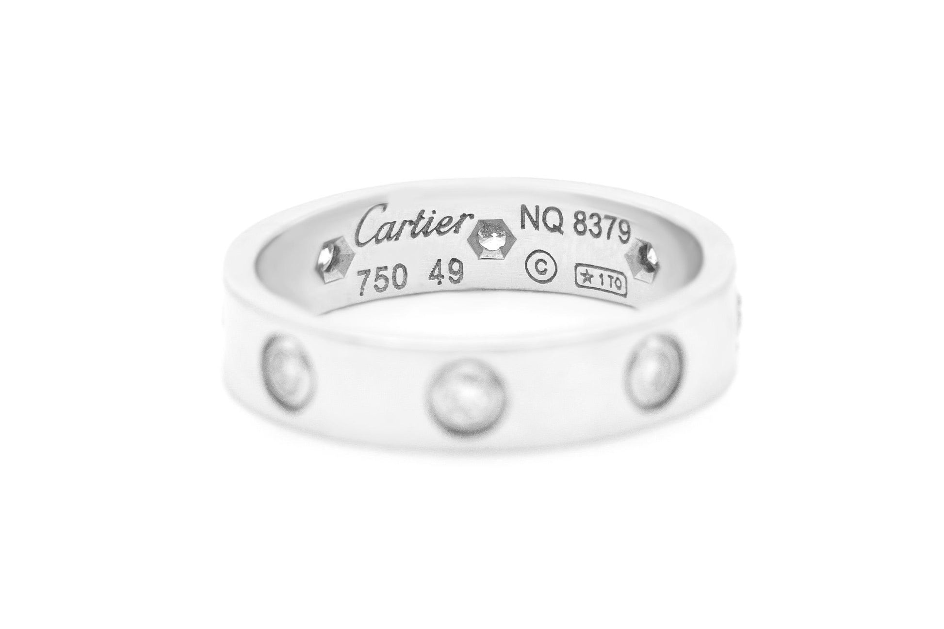 Cartier Love Ring with 8 Diamonds