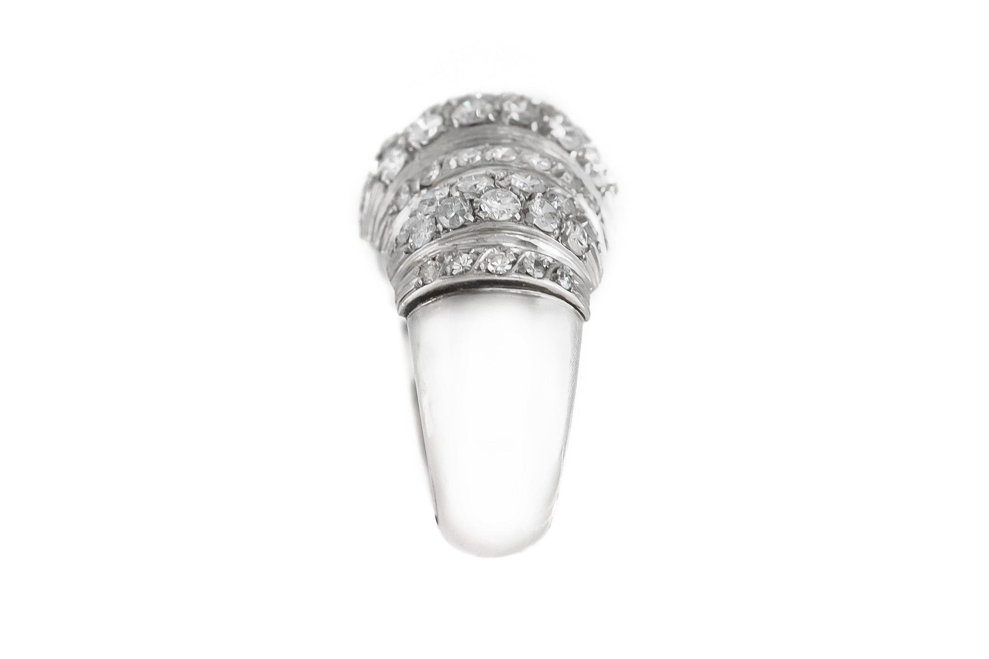 Vintage 1940s 3.50 Carat Diamond Ring