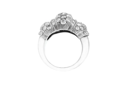 Vintage 1940s 3.50 Carat Diamond Ring