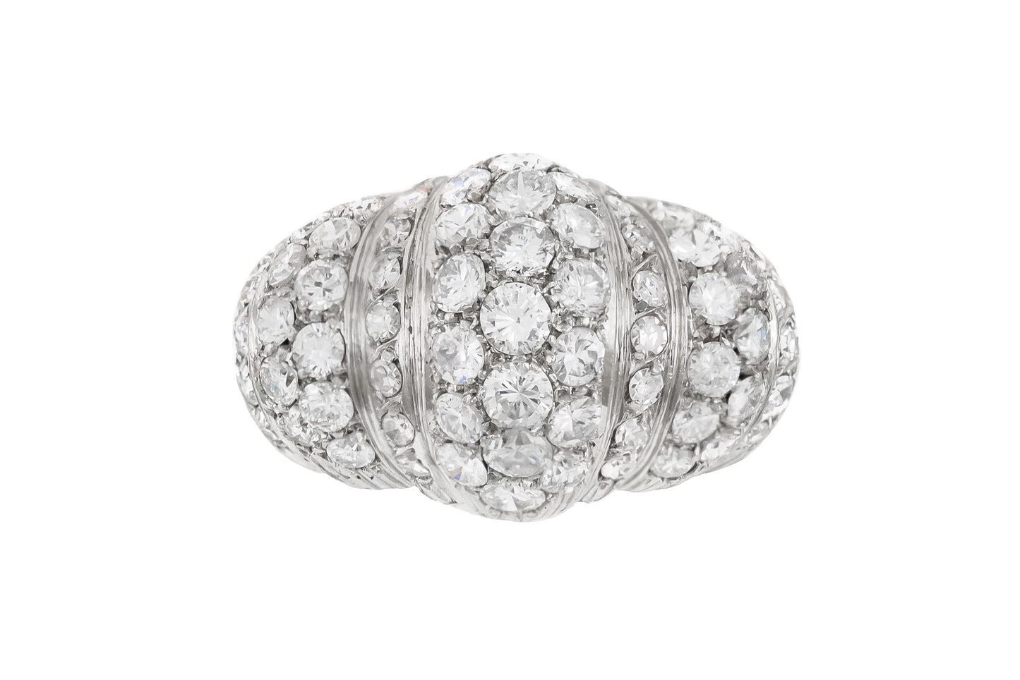 Vintage 1940s 3.50 Carat Diamond Ring