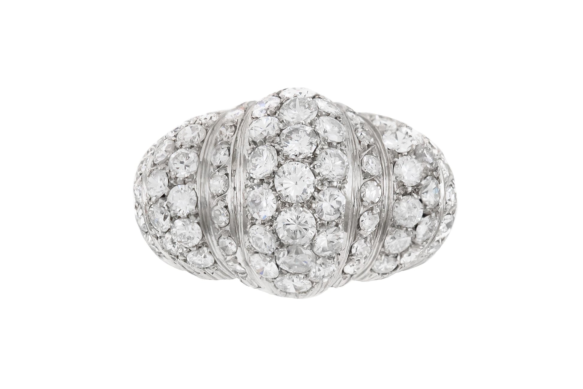 Vintage 1940s 3.50 Carat Diamond Ring