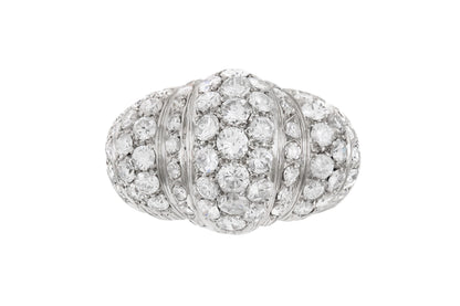 Vintage 1940s 3.50 Carat Diamond Ring