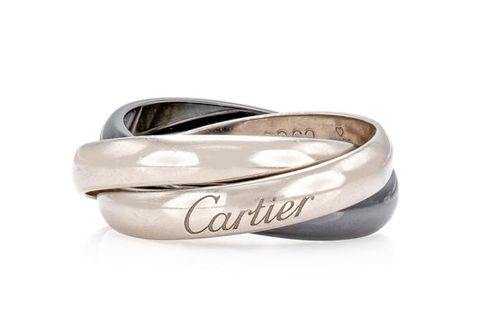 Cartier Ceramic Trinity Ring