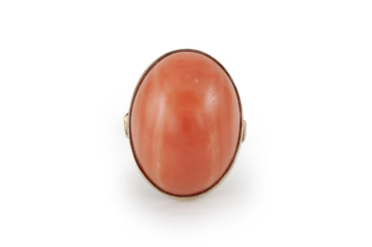 Vintage 1960s Coral Ring