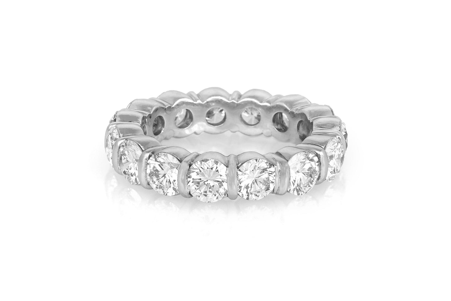 7.00 Carat Round Brilliant Cut Diamond Eternity Band