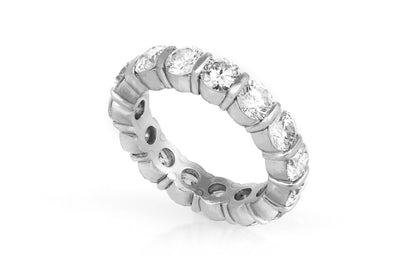 7.00 Carat Round Brilliant Cut Diamond Eternity Band