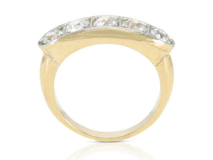 Antique Victorian 2.20 Carat Five-Stone Ring