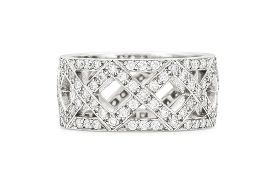 Tiffany & Co. 2.72 Carat Diamond Open Work Band