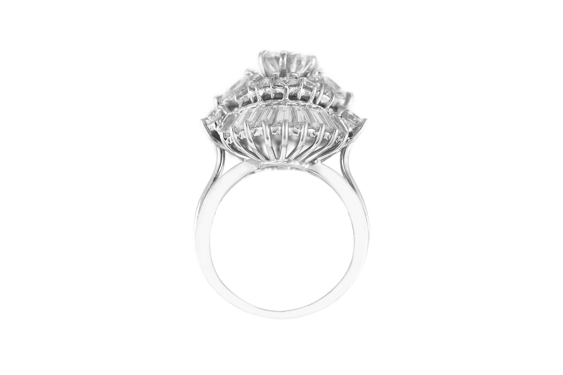 Vintage 1950s 4.70 Carat Diamond Ring