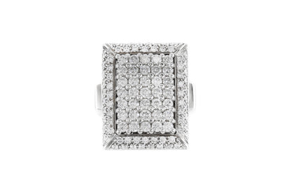 3.50 Carat Diamond Rectangle Ring