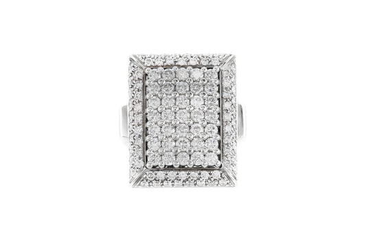 3.50 Carat Diamond Rectangle Ring
