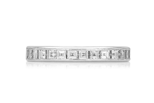 Vintage Tiffany & Co. 2.10 Carat Square Cut Diamond Eternity Band