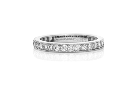 Vintage Tiffany & Co. 1.80 Carat Round Cut Diamond Eternity Band