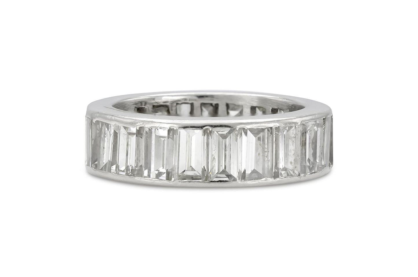 3.50 Carat Baguette Cut Diamond Eternity Band