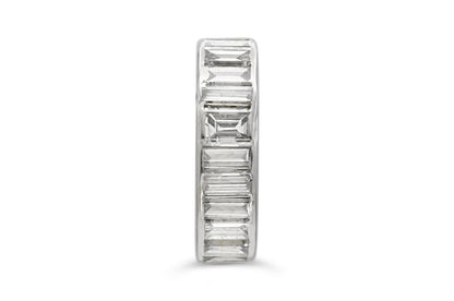 3.50 Carat Baguette Cut Diamond Eternity Band