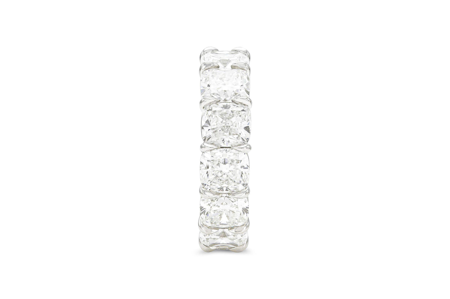 13.38 Carat Cushion Cut Diamond Eternity Band