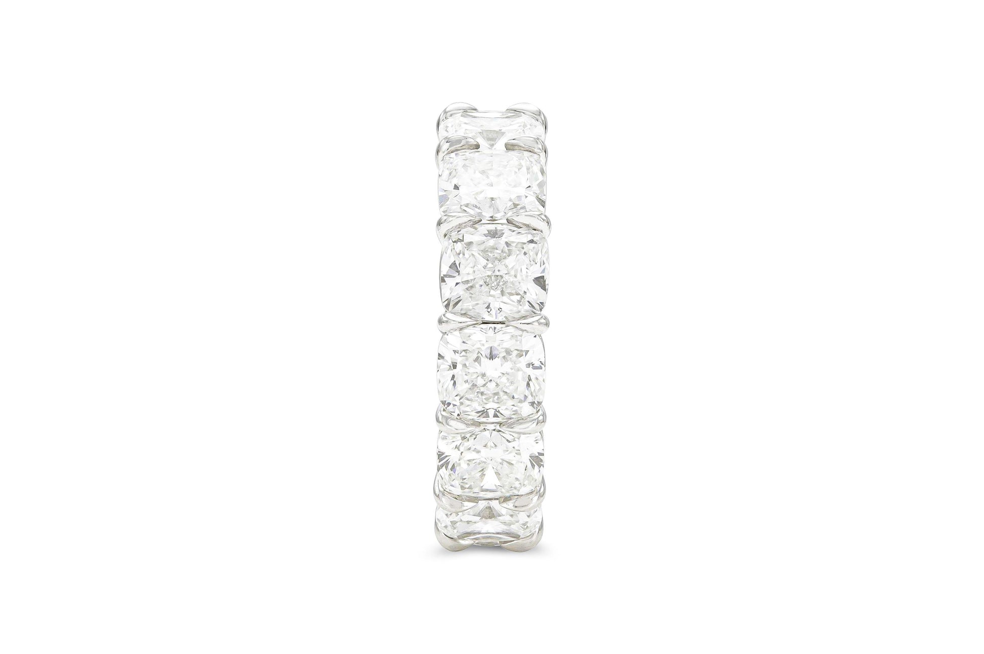 13.38 Carat Cushion Cut Diamond Eternity Band