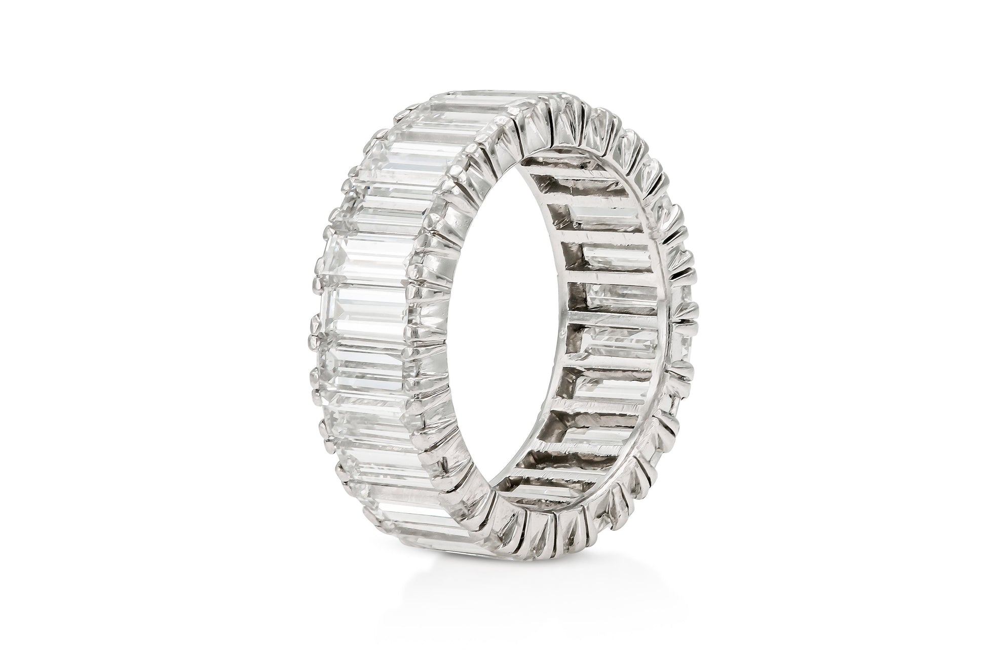 8.00 Carat Baguette Cut Diamond Eternity Band