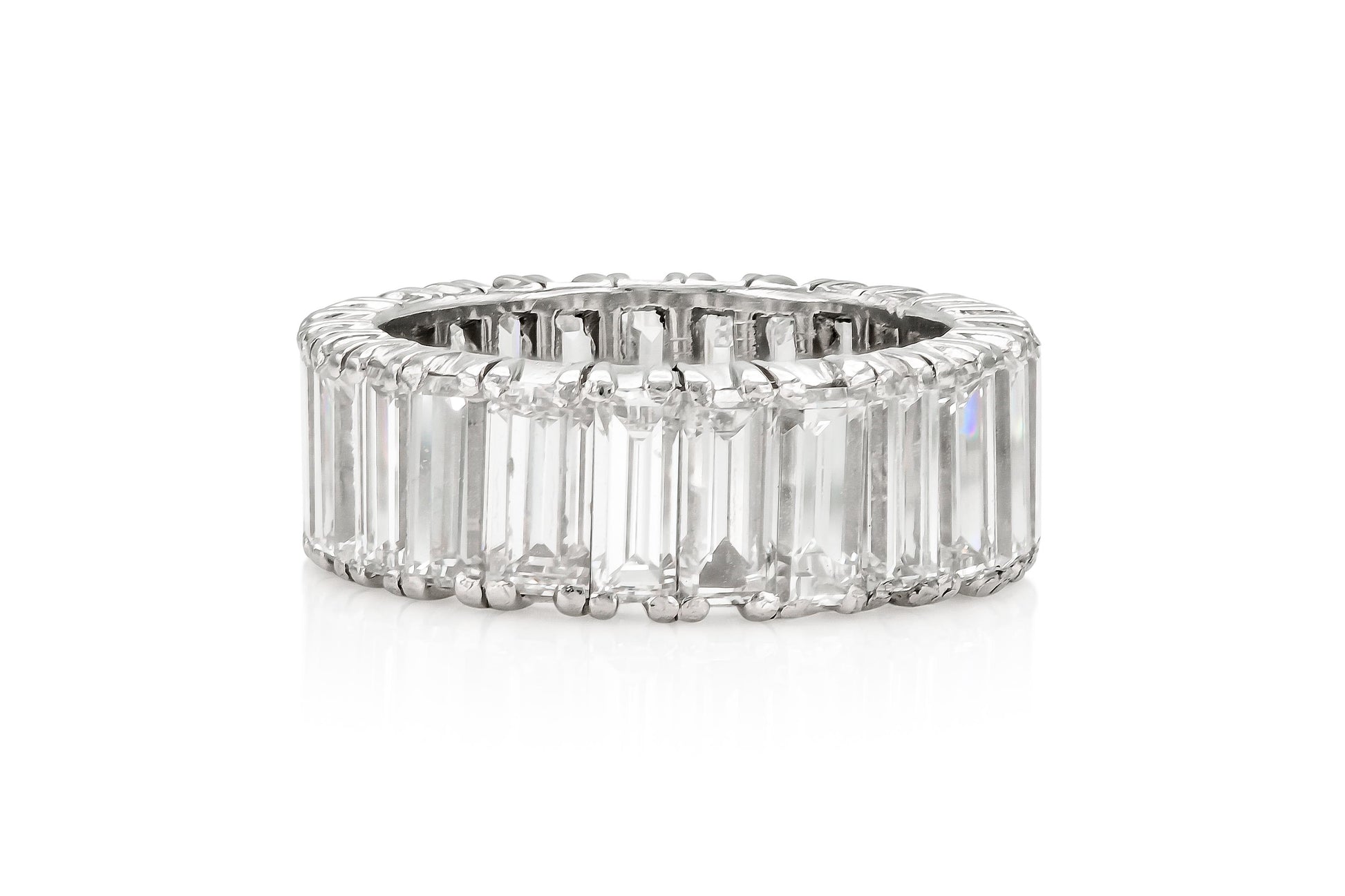 8.00 Carat Baguette Cut Diamond Eternity Band