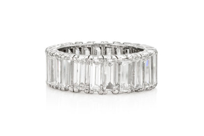 8.00 Carat Baguette Cut Diamond Eternity Band