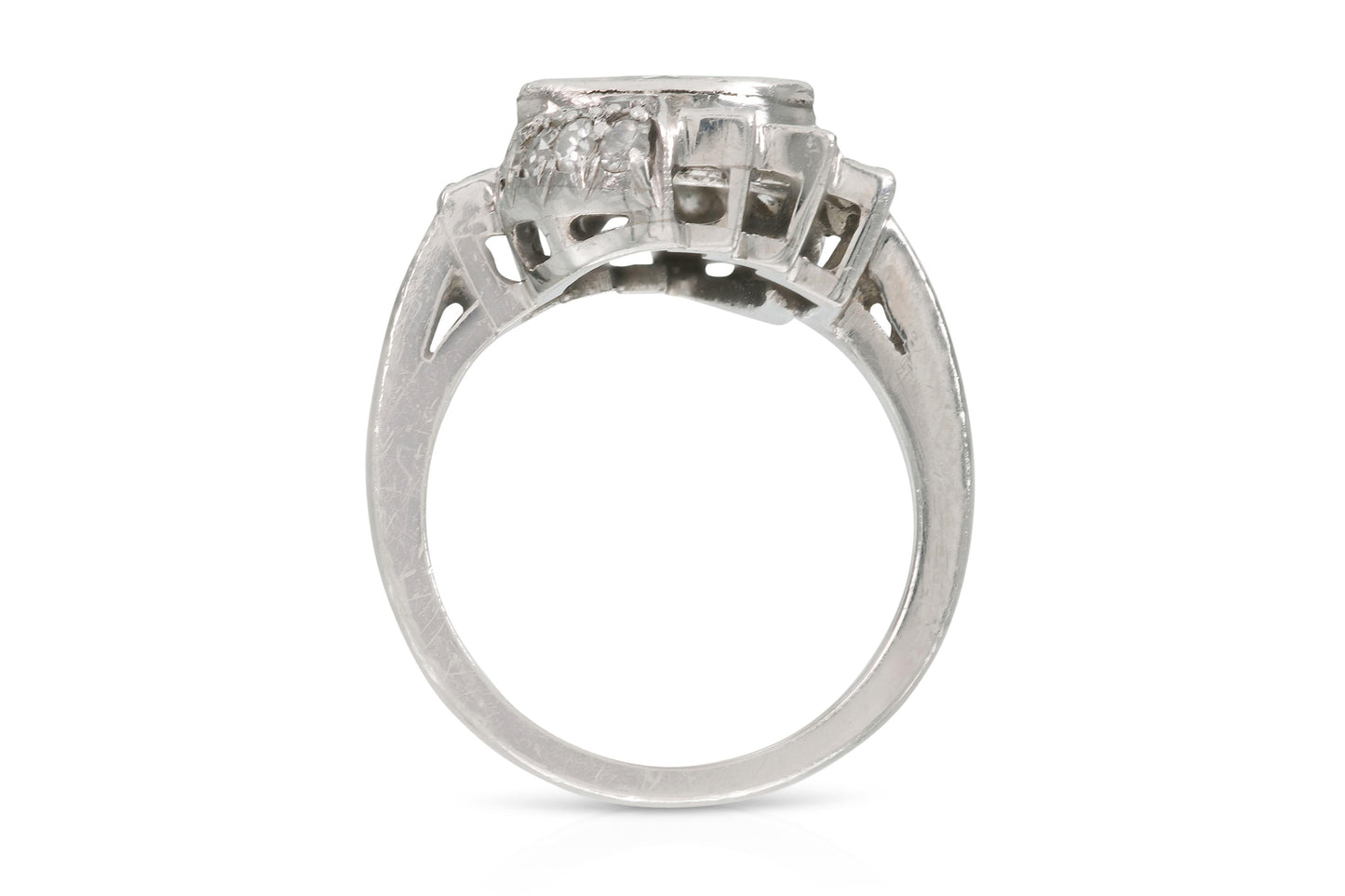 Antique Edwardian 1930s 2.00 Carat Diamond Ring