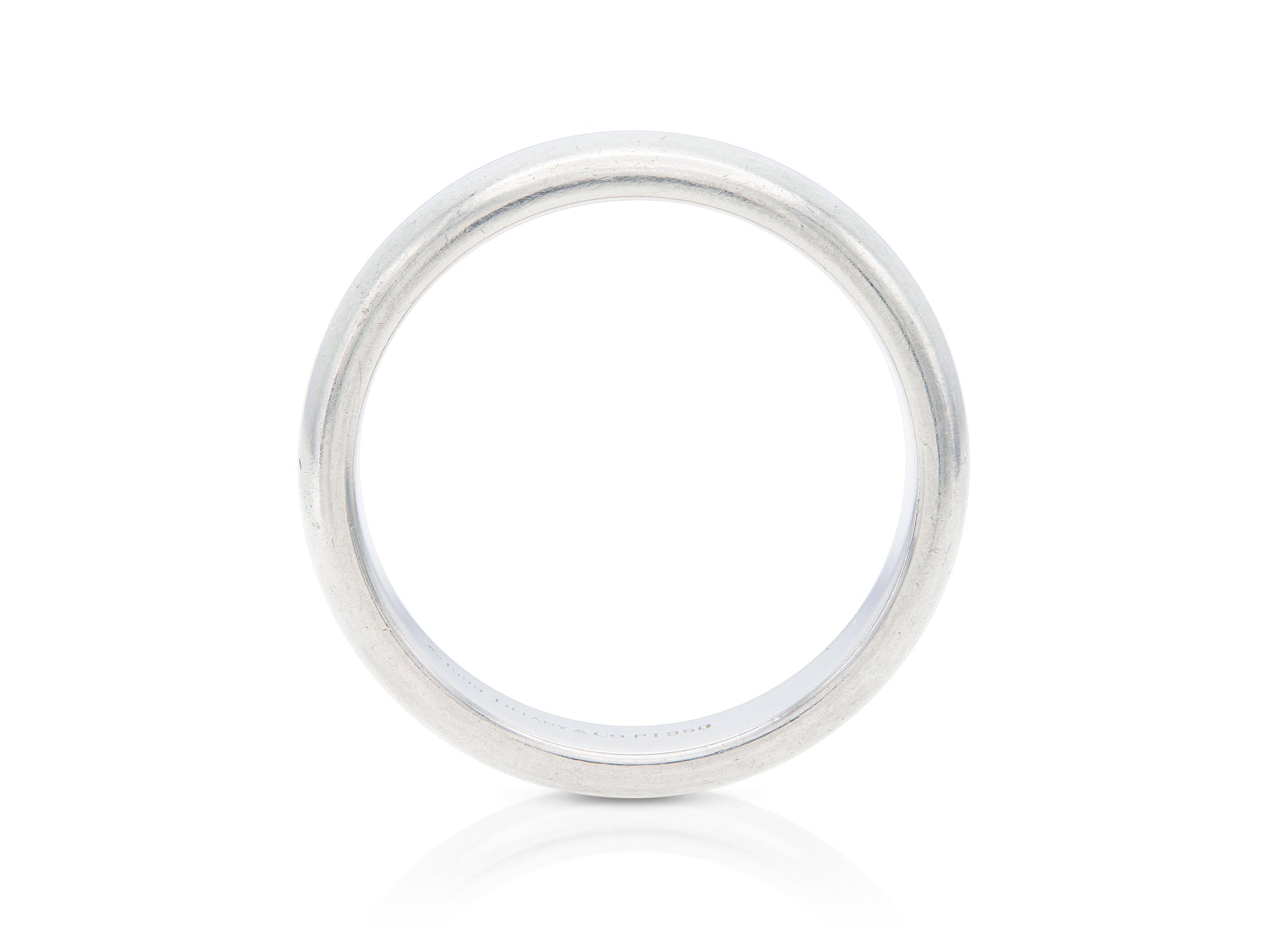 Vintage 1990s Tiffany & Co. Platinum Wedding Band