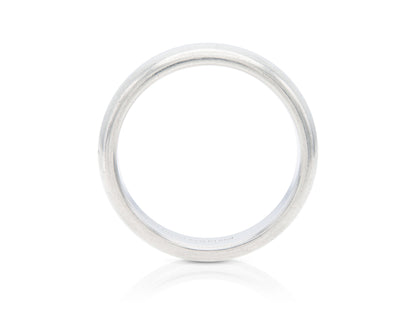 Vintage 1990s Tiffany & Co. Platinum Wedding Band
