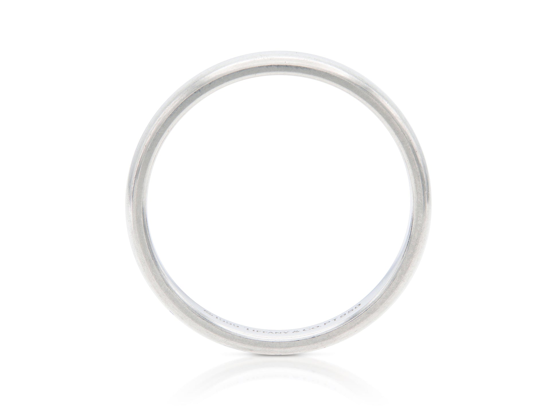Vintage 1990s Tiffany & Co. Platinum Wedding Band