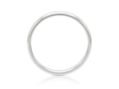 Vintage 1990s Tiffany & Co. Platinum Wedding Band