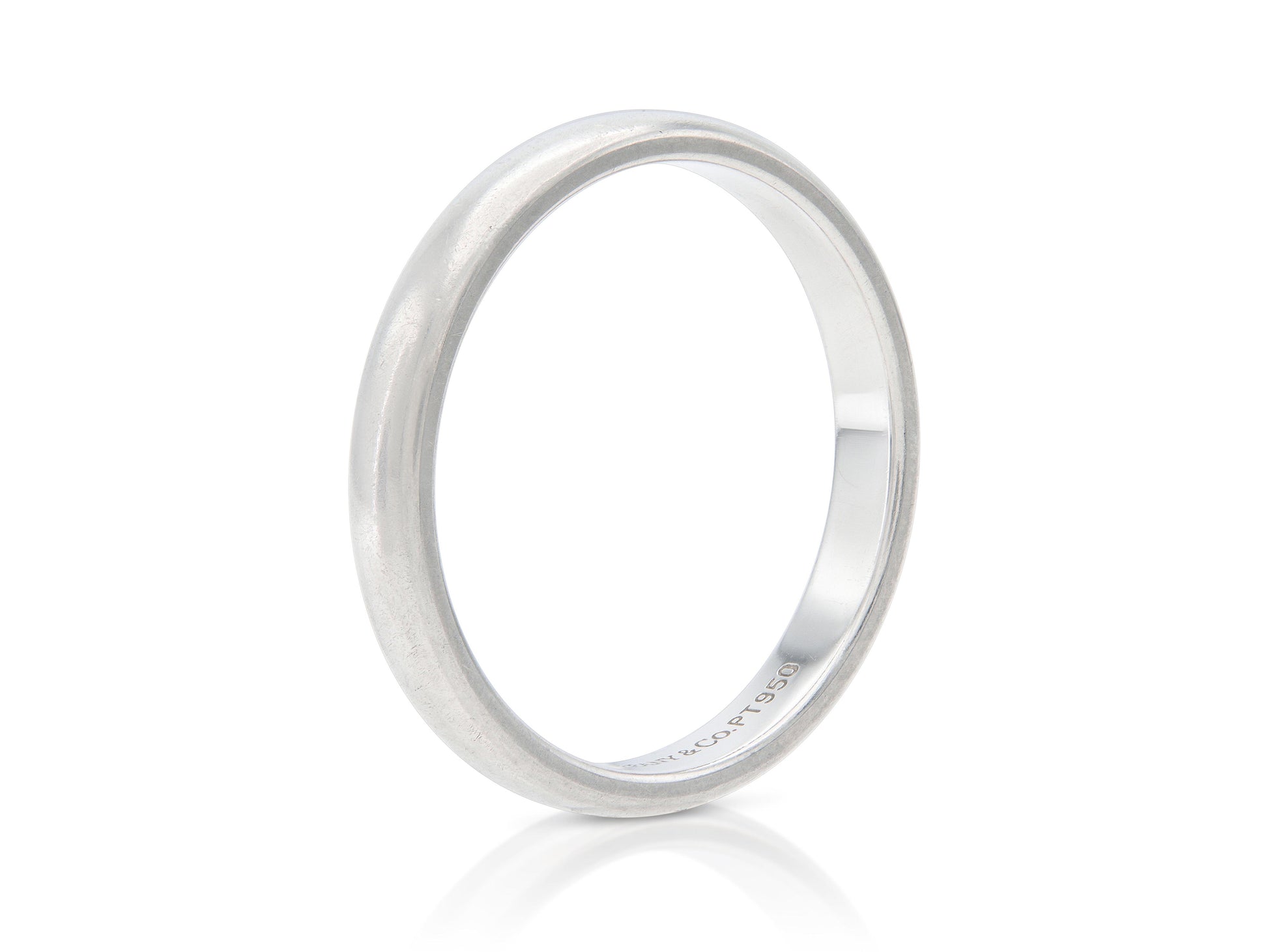 Vintage 1990s Tiffany & Co. Platinum Wedding Band