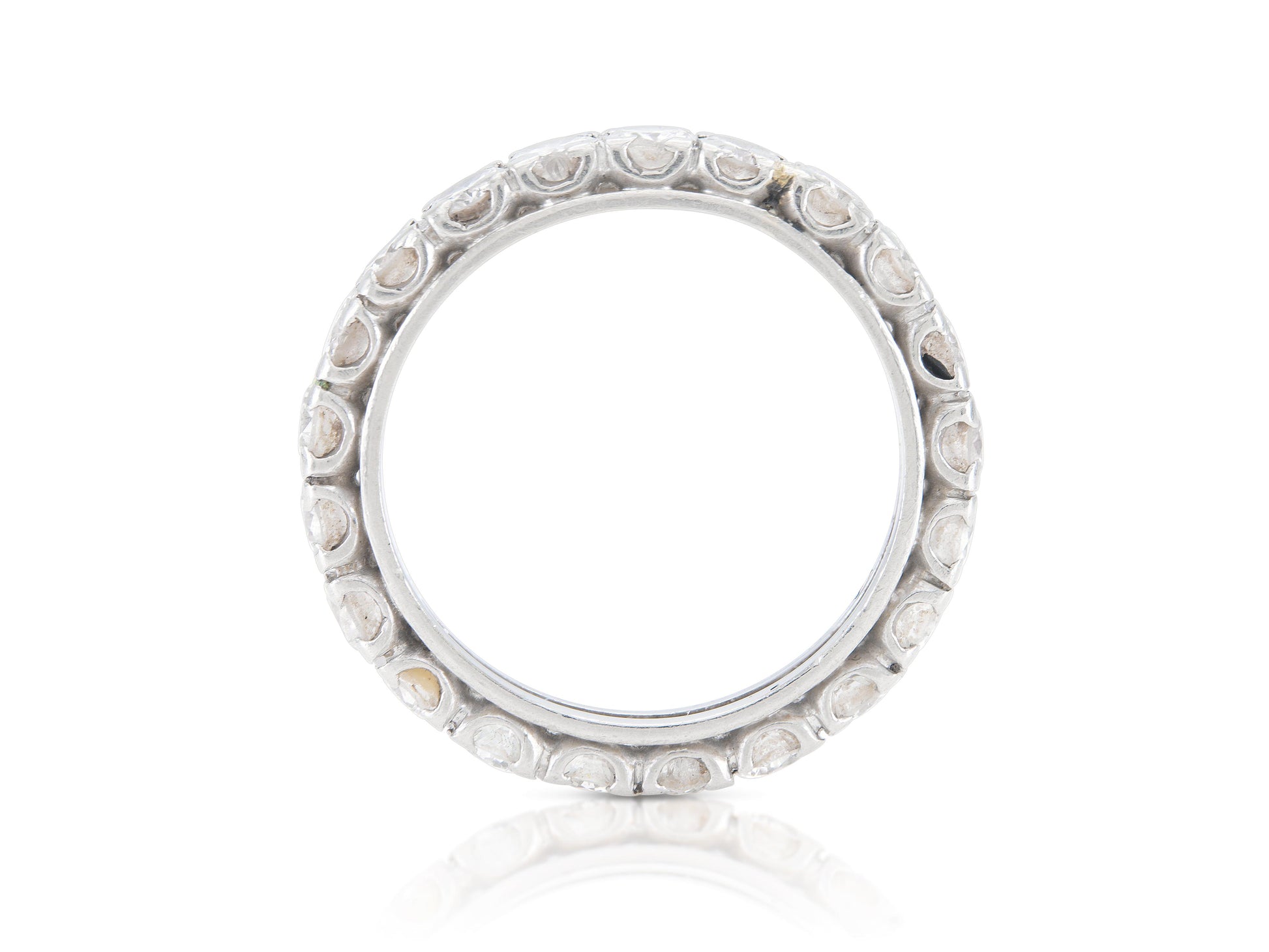 Vintage 1940s 1.50 Carat Diamond Eternity Band