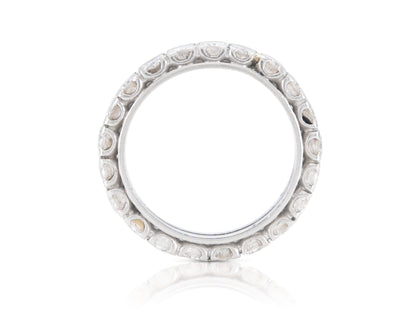 Vintage 1940s 1.50 Carat Diamond Eternity Band